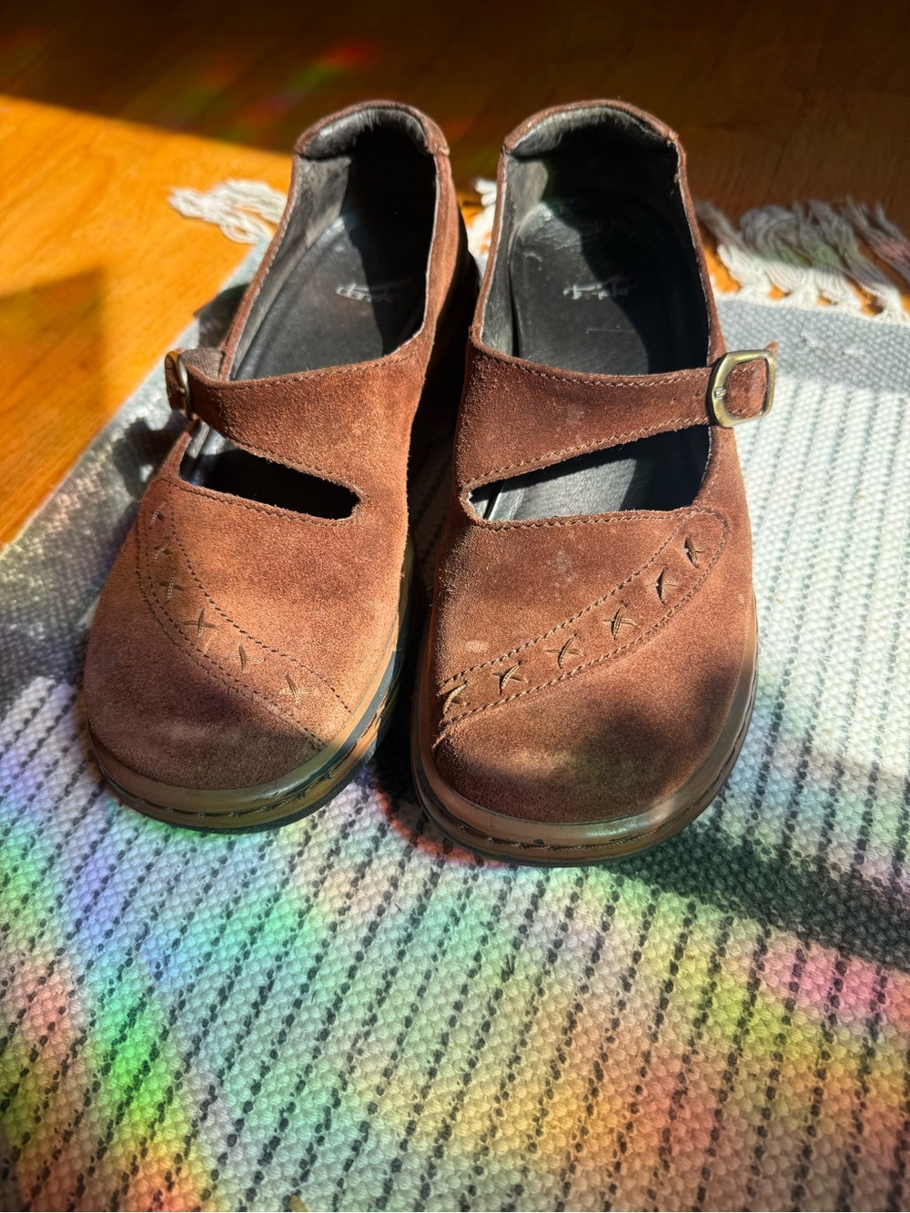 Dansko Brown Suede Mary Jane Shoes - Picture 8 of 8